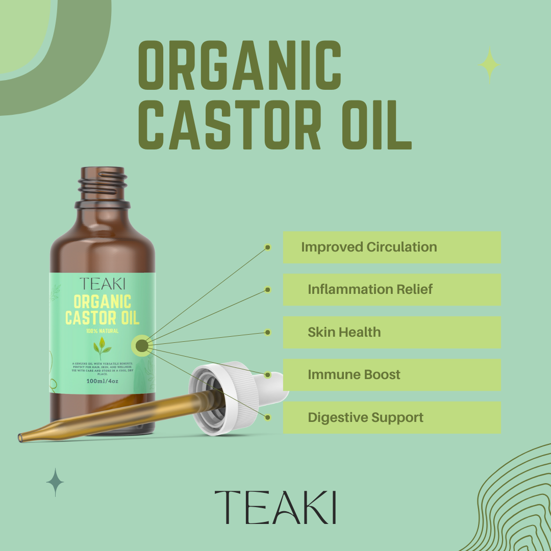 TEAKI™ Castor Oil Wellness Pack